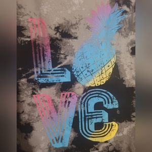 Black tie-dye Strappy Tank